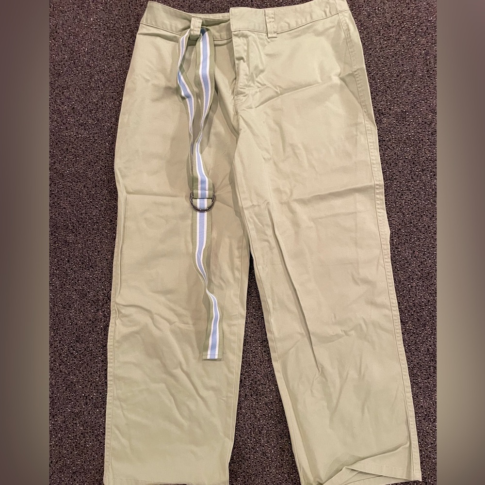 Liz Claiborne First Issue Casual Pants, Size 10, Bright Sage Green